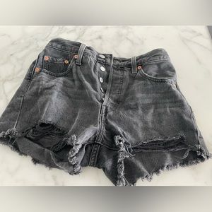 Levi’s 501 Women’s Shorts Light Black